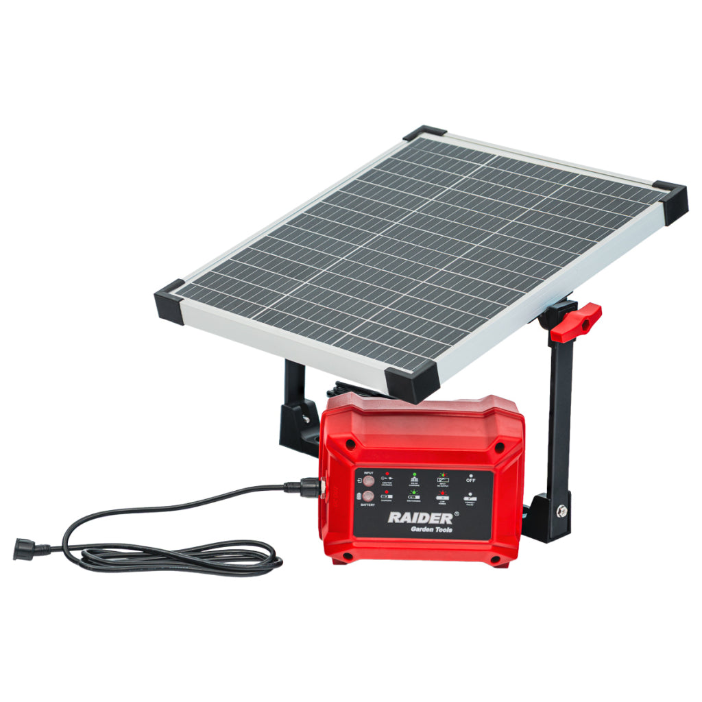 Raider Accessories Panou solar 24V 1A 24W pentru robot de tuns gazon
