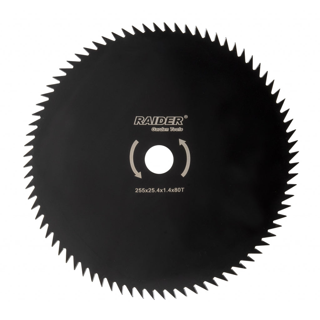 Raider Accessories Lama pentru motocoasa ø255x25.4mm 80T