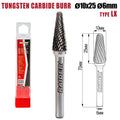 Raider Accessories Freza debavurare Tungsten Carbon tip LX ø10x25 ø6mm RDP