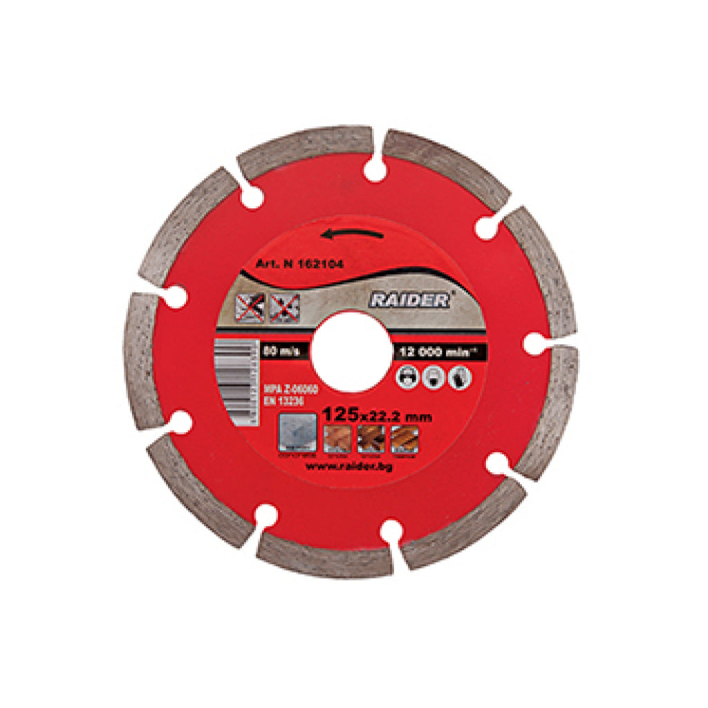 Raider Accessories Disc diamantat segmentat DRY 85x10mm