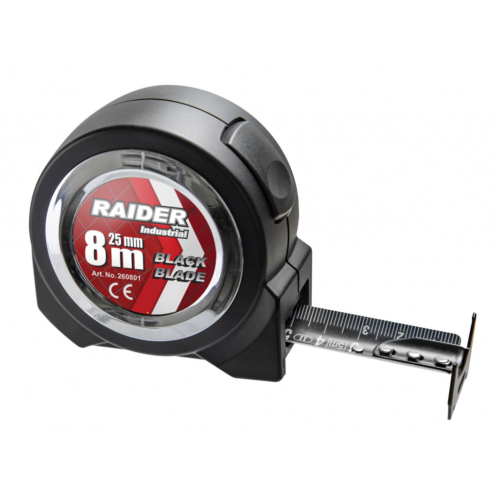 Raider Industrial Ruleta 8m x 25mm RDI