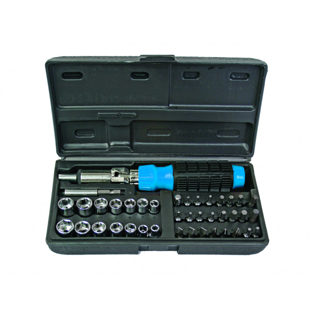 Basic Set 40 piese surubelnita cu clichet biti si tubulare BS