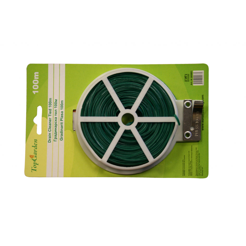 Top Garden Fir metalic cu protectie pentru legat 100m TG