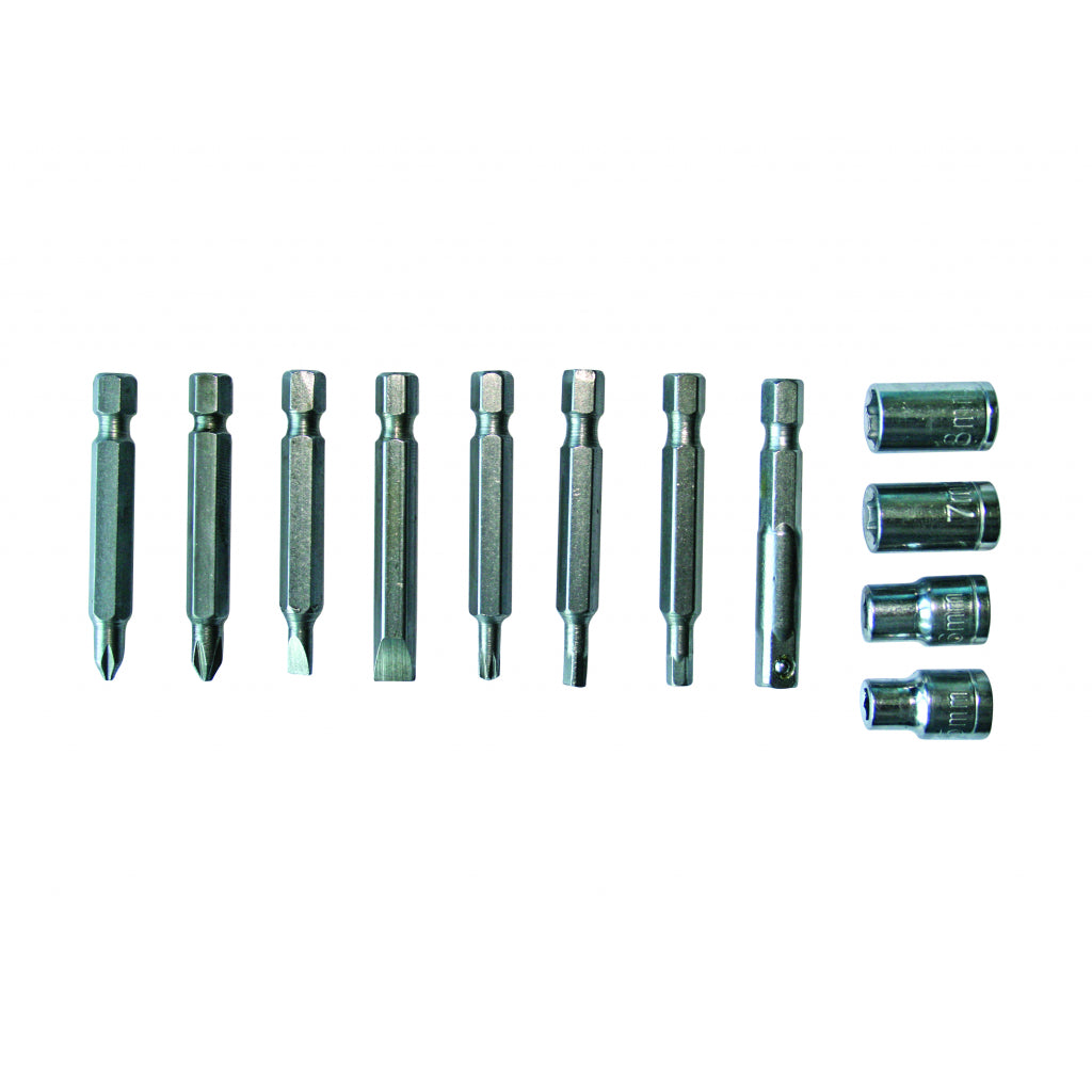 Gadget Set 12 piese biti 30mm ¼" cu adaptor clichet GD