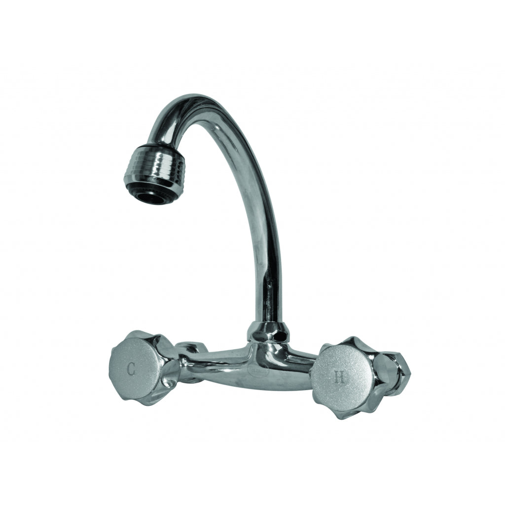 Top Chrome Baterie cromata dubla comanda pentru perete TC
