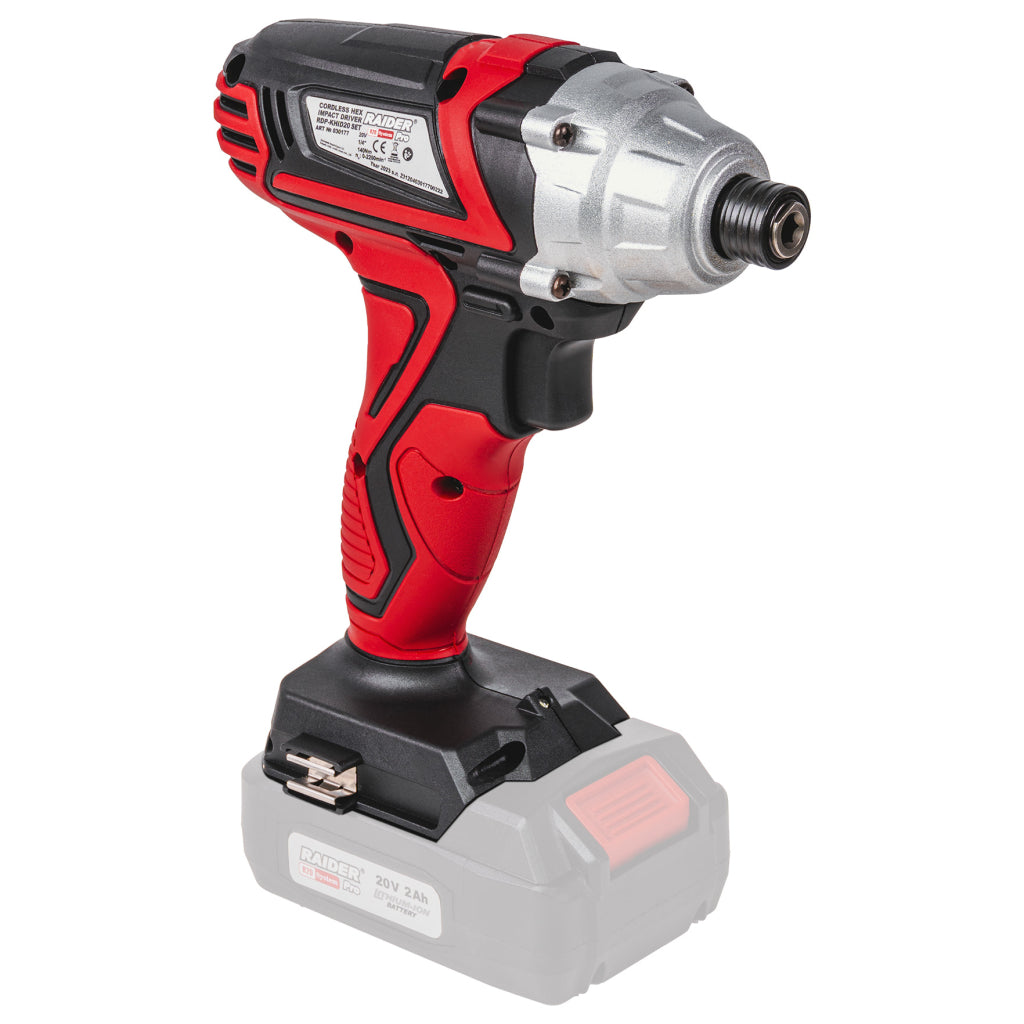 Raider R20 Masina insurubat cu impact 20V HEX1/4" 140Nm SOLO RDP-KHID20
