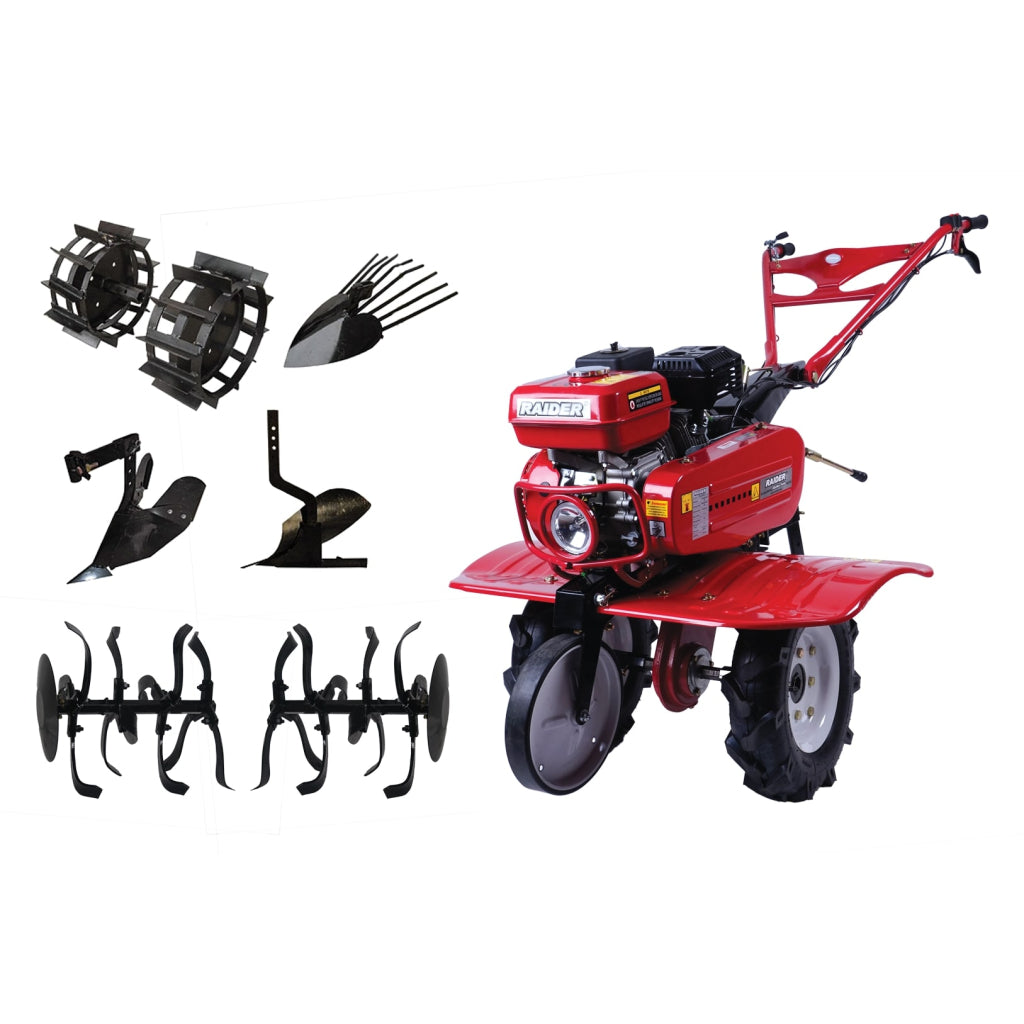Raider Motocultor 7.0cp cu 4 accesorii 100cm RD-T03