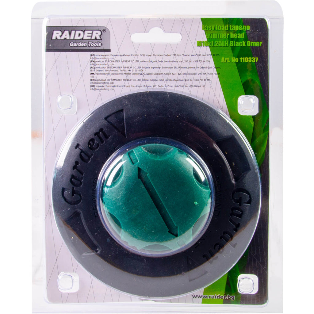 Raider Accessories Cap de motocoasa ø2.40mm x 10m M10 negru-verde rapid