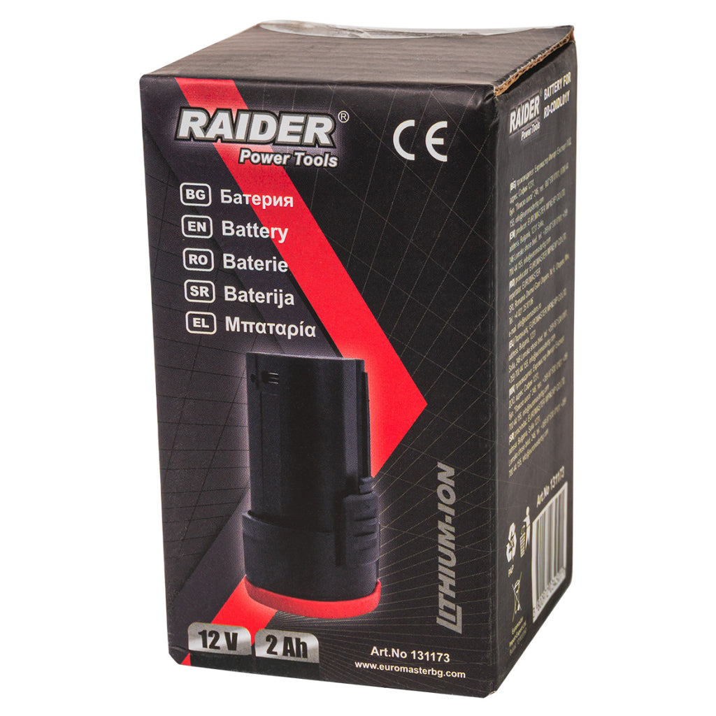 Raider Acumulator Li-ion 12V x 2.0Ah RD-CDIDL01Y