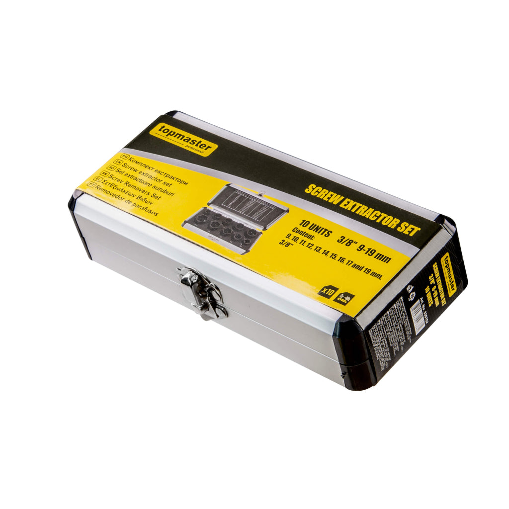 Top Master Pro Set 10 extractoare suruburi 9-19mm TMP