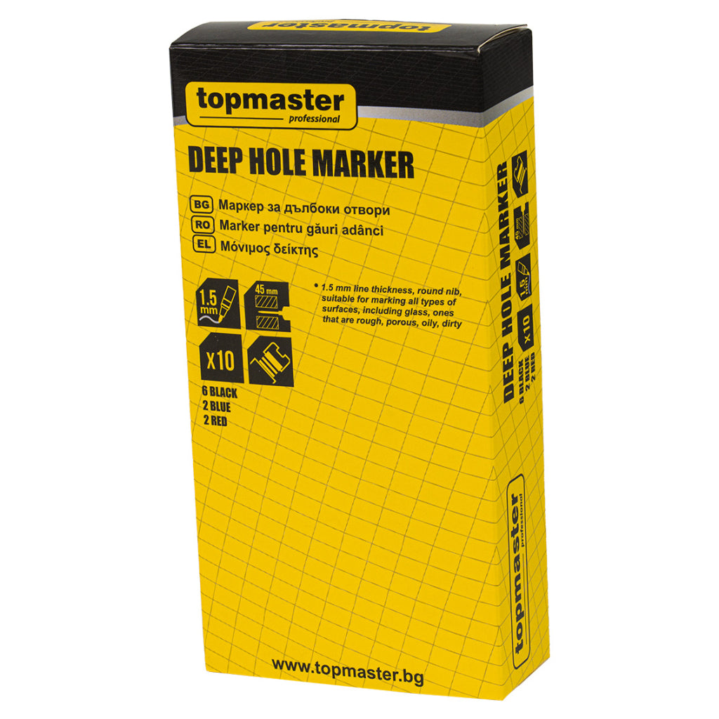 Top Master Pro Set 10 dispozitive de marcat loc de gaurire adanci TMP