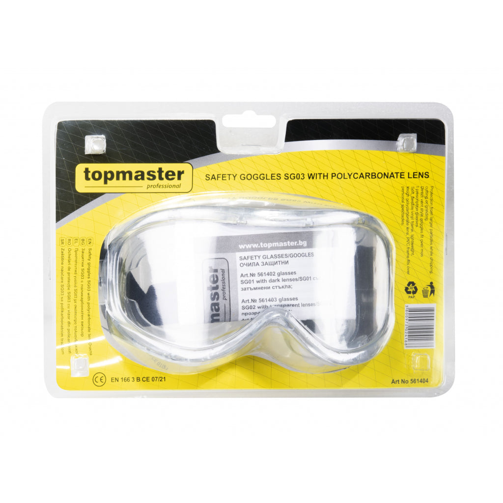 Top Master Pro Ochelari de protectie lentila transparenta TMP-SG03