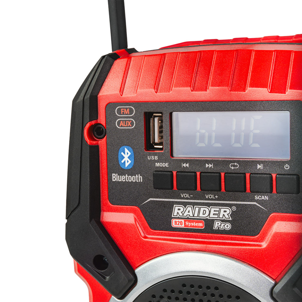 Raider R20 Radio cu Bluetooth si USB 20V 20W SOLO RDP-PRS20