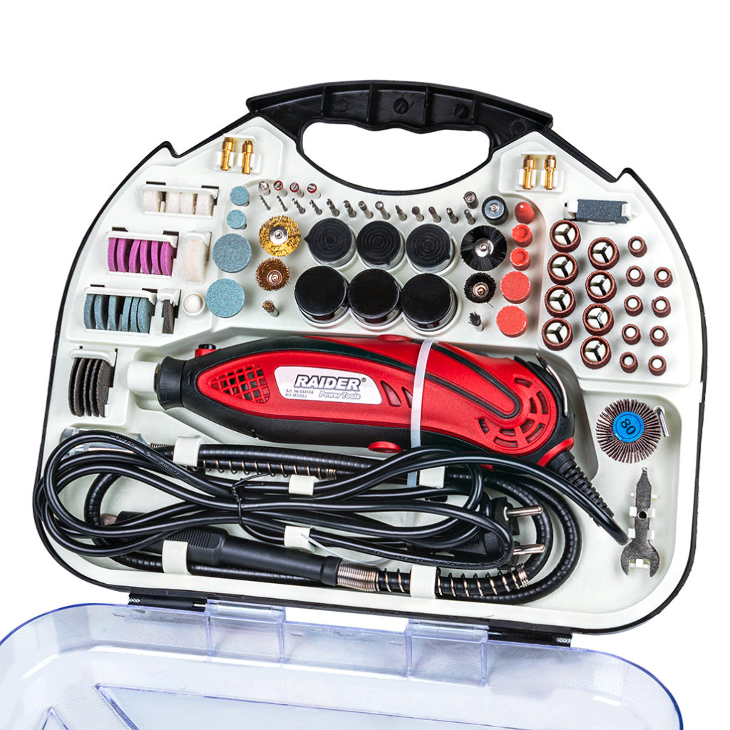 Raider Set mini polizor drept 135W 210 accesoriiRD-MG06