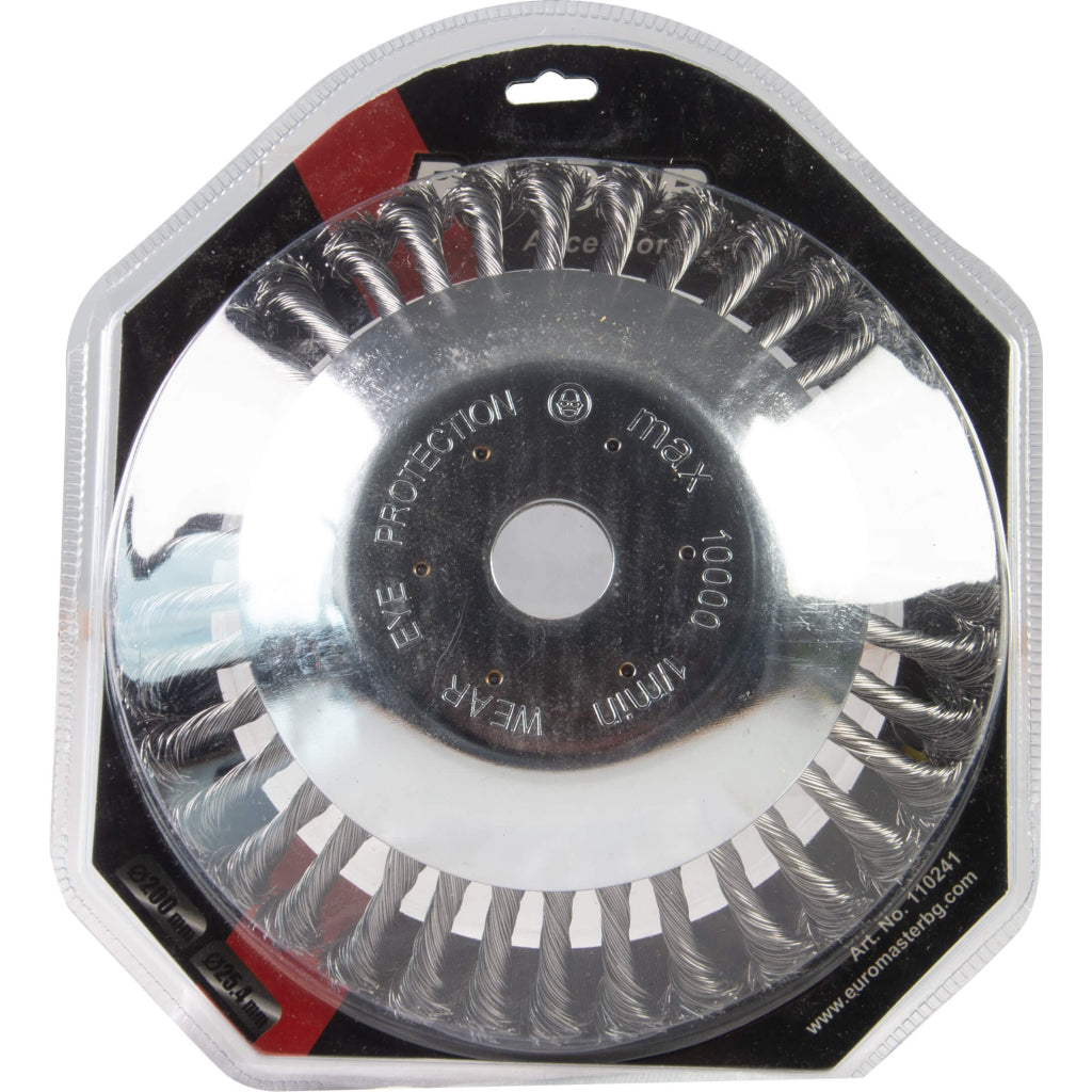 Raider Accessories Perie sarma pentru motocoasa ø200x25.4mm cu toroane