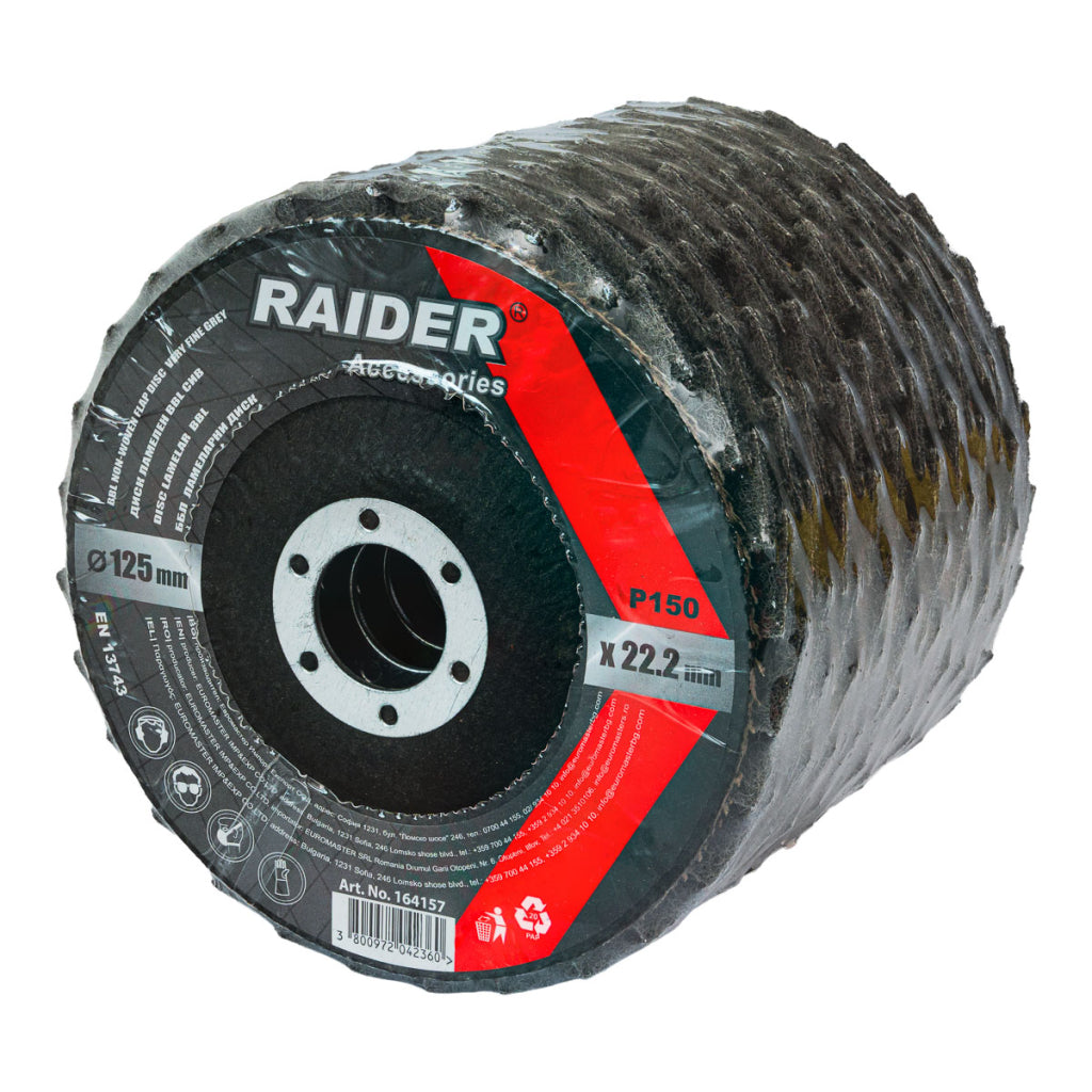 Raider Accessories Disc lamelar netesut ø125mm extra-fin verde
