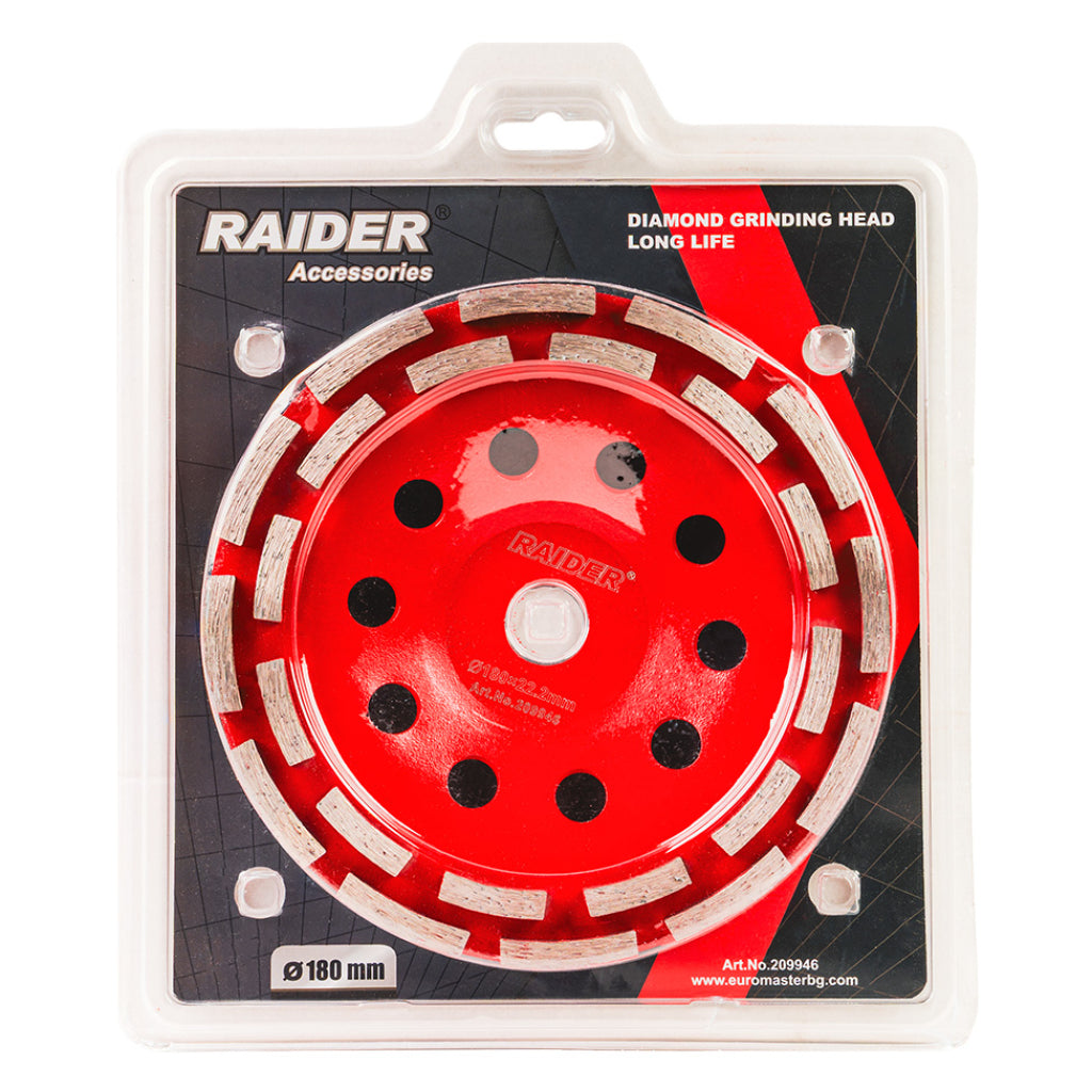 Raider Accessories Disc diamantat oala 125x22.2mm slefuit turbo