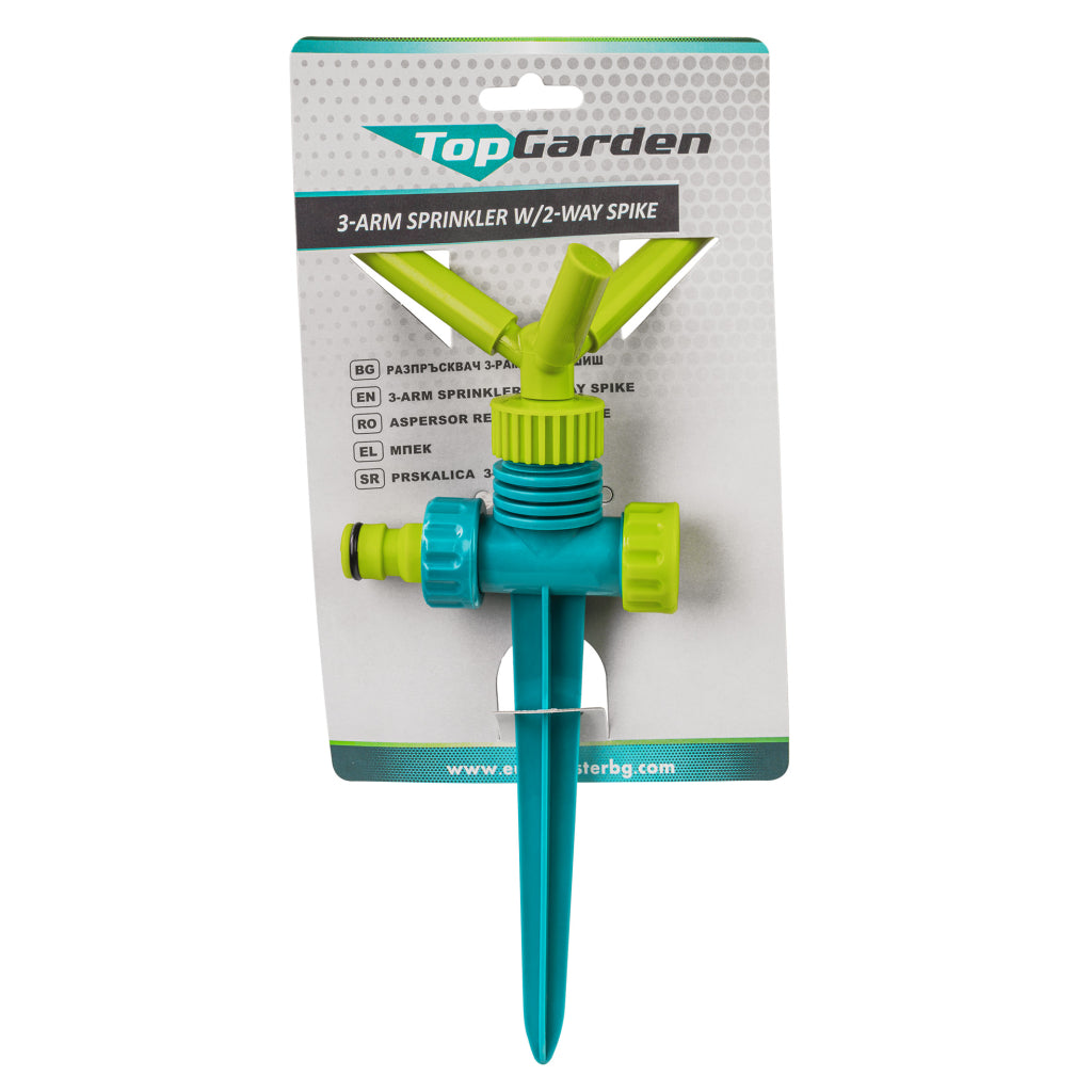 Top Garden Aspersor rotativ cu 3 brate 45° plastic ½" TG