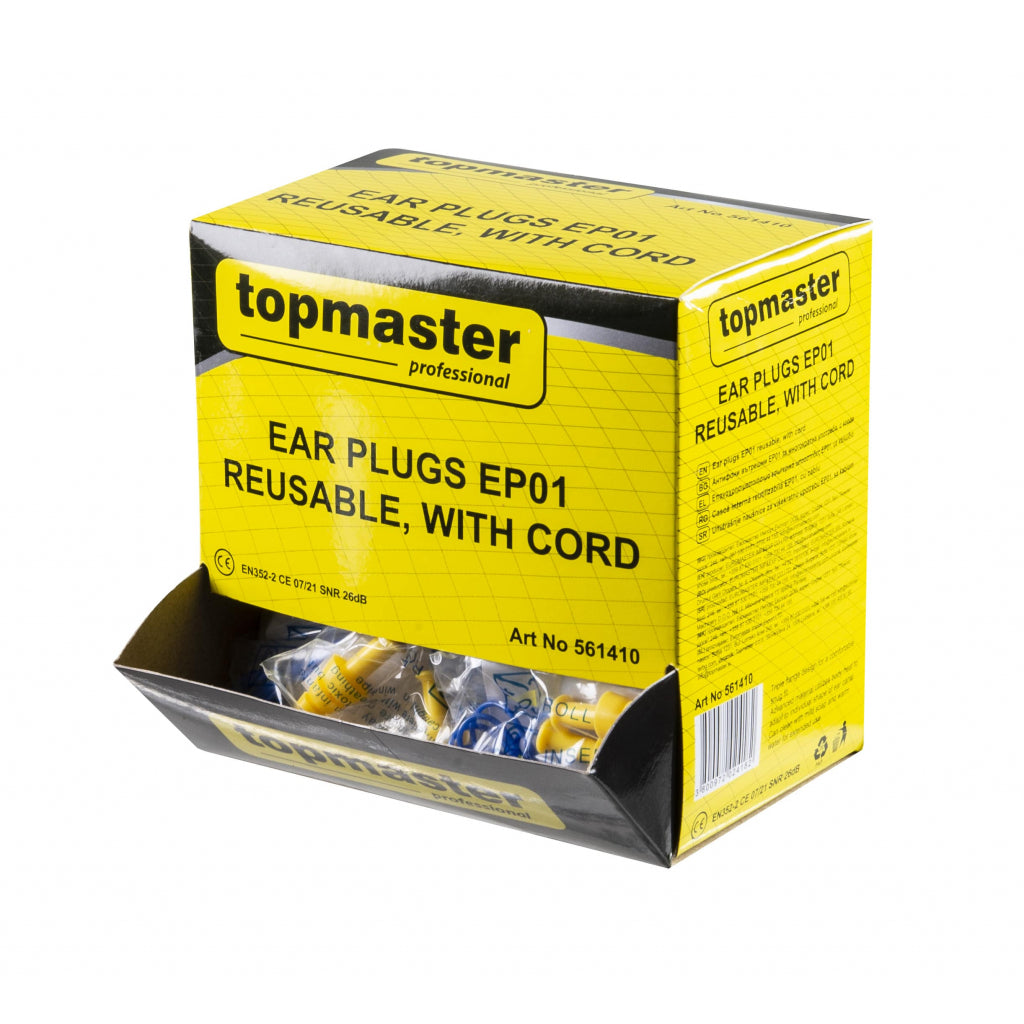 Top Master Pro Set 50 dopuri antifon cu snur TMP-EP01