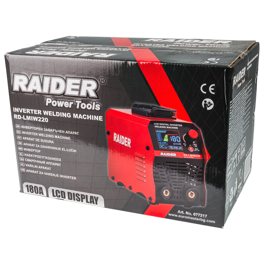 Raider Aparat de sudura tip invertor 180A RD-LMIW220