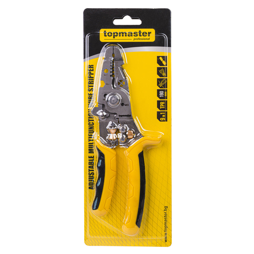 Top Master Pro Cleste multifunctional 190mm pentru decablat ajustabil TMP