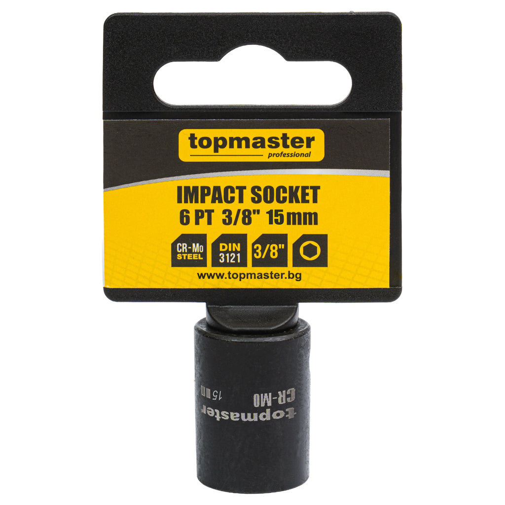 Top Master Pro Tubulara de impact ⅜" x 15mm TMP