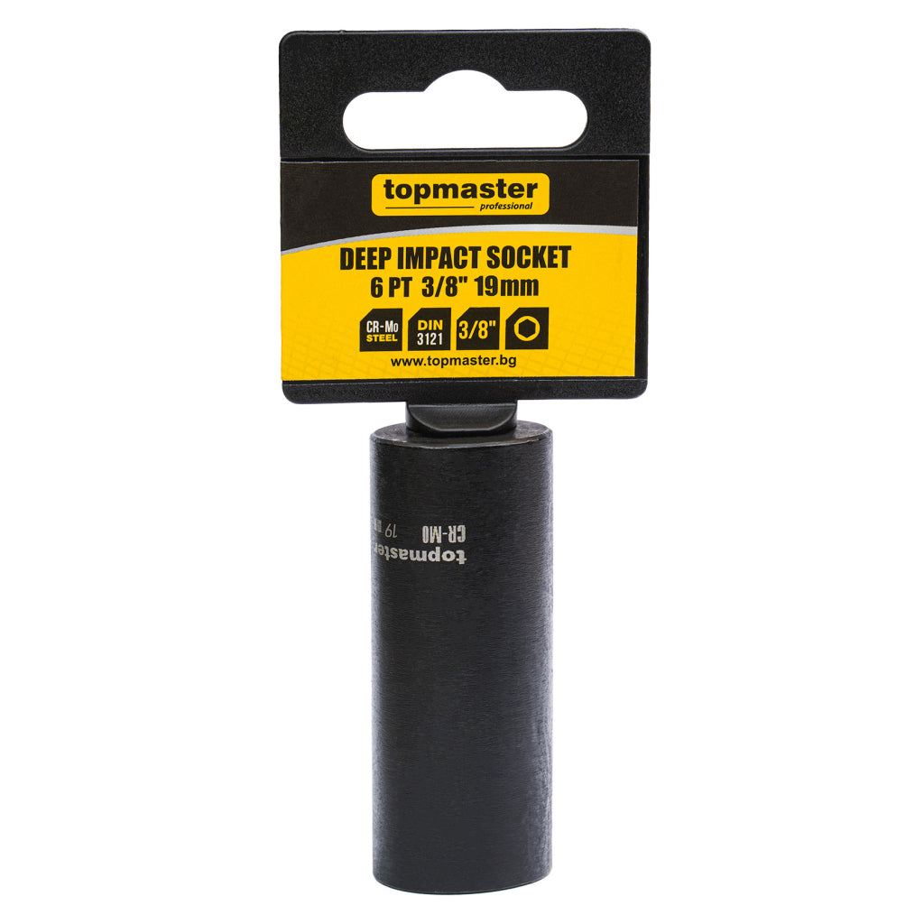 Top Master Pro Tubulara adanca de impact ⅜" x 19mm TMP