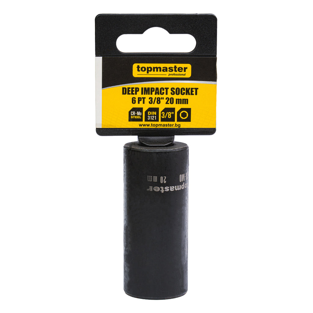 Top Master Pro Tubulara adanca de impact ⅜" x 20mm TMP