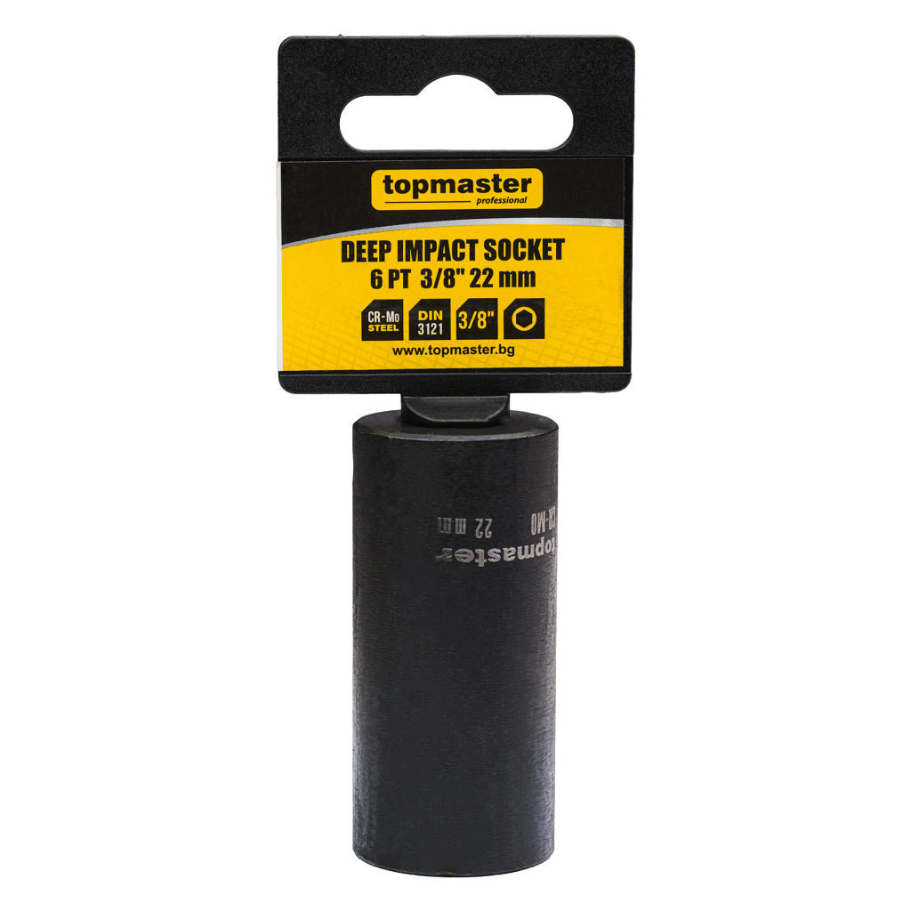 Top Master Pro Tubulara adanca de impact ⅜" x 22mm TMP