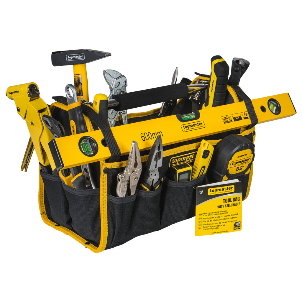 Top Master Pro Geanta textila 40x26x24cm cu 15 buzunare rigida Topmaster