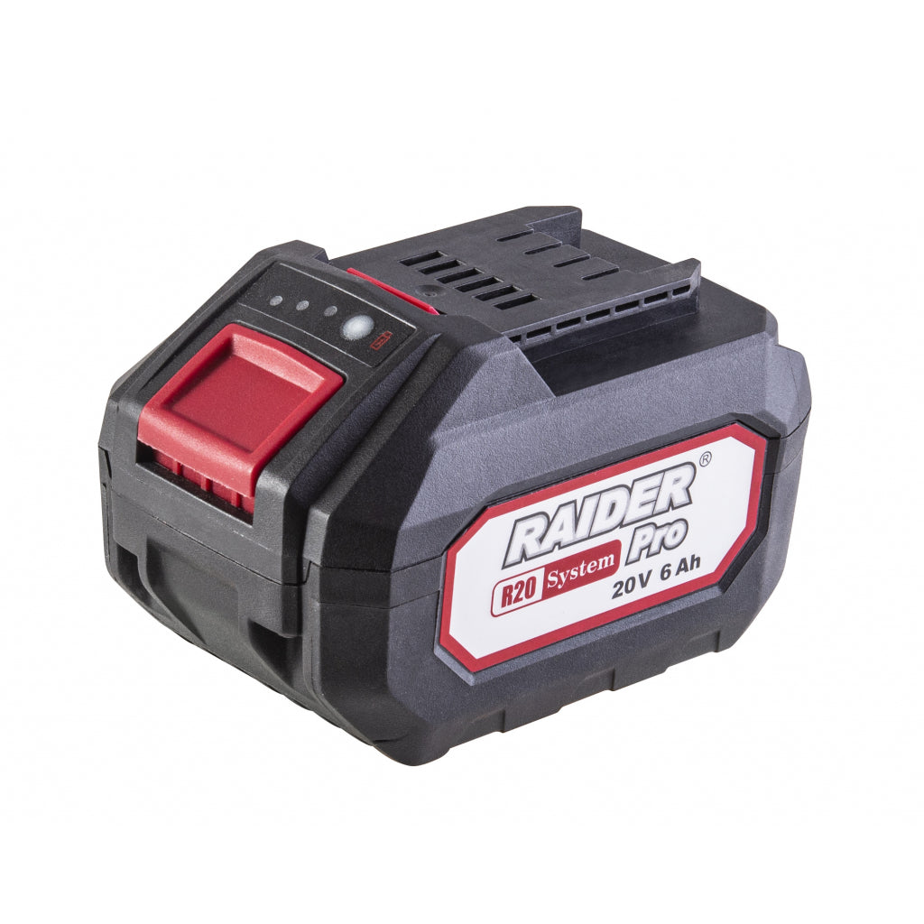 R20 Acumulator Li-ion 20V 6Ah compatibil cu intreaga gama Raider R20 - R20 - O baterie, multe posibilitati!