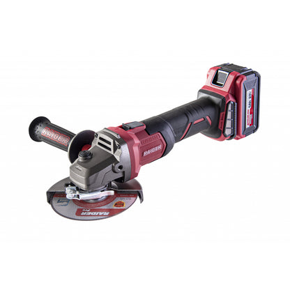 Raider Industrial Polizor unghiular cu acumulator 20V 125mm 2x5Ah RDI-AGB61