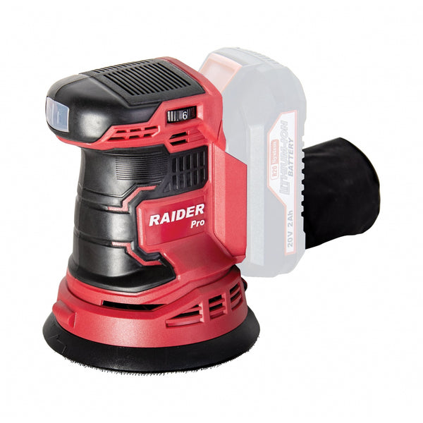 Raider R20 Slefuitor orbital 20V Ø125mm vit. var. SOLO RDP-SRSA20