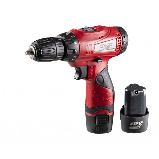 Raider Masina de gaurit si insurubat 12V 2x1.5Ah 24Nm RD-CDL35