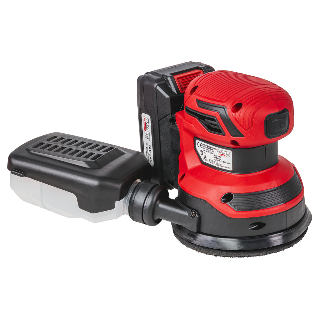 Raider R20 Slefuitor orbital 20V Ø125mm vit. var. 2Ah RDP-KRSA20