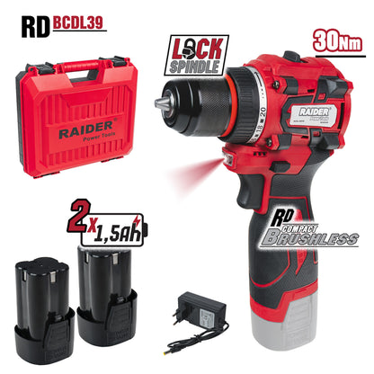 Raider Masina de gaurit si insurubat 16V 2x1.5Ah RD-BCDL39