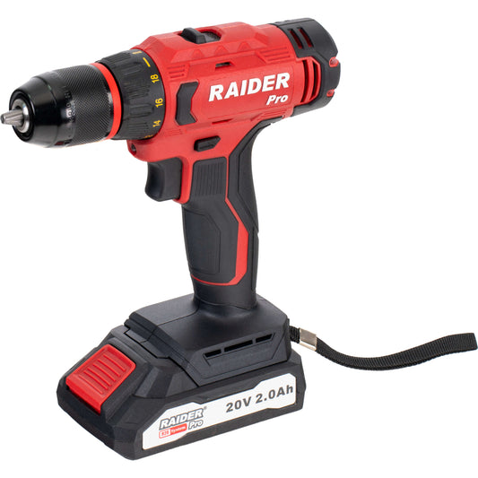 Raider R20 Masina de gaurit si insurubat cu percutie 20V 2Ah 50Nm RDP-PCDI20 - R20 - O baterie, multe posibilitati!