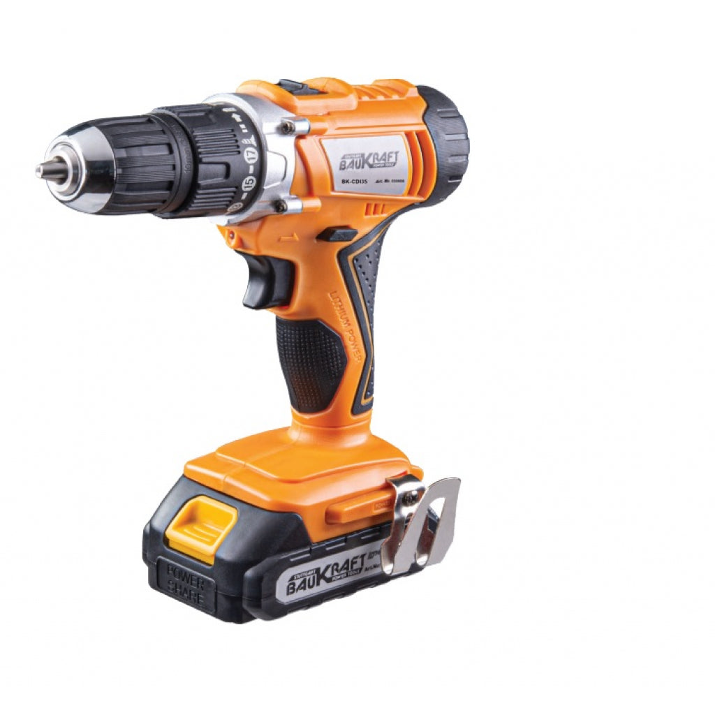 Baukraft Masina de gaurit cu percutie 18V 2Ah 40Nm BK-CDI35