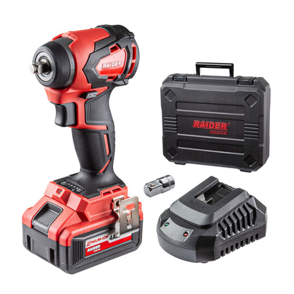 Raider Industrial Masina insurubat cu impact 4Ah 280Nm ½-⅜ RDI-IBW03