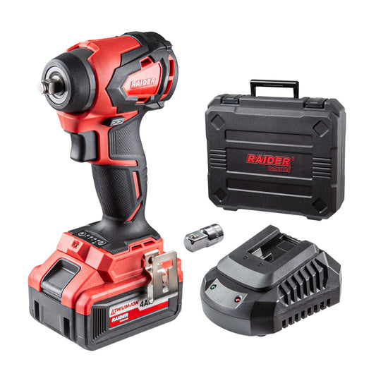 Raider Industrial Masina insurubat cu impact 4Ah 280Nm ½-⅜ RDI-IBW03