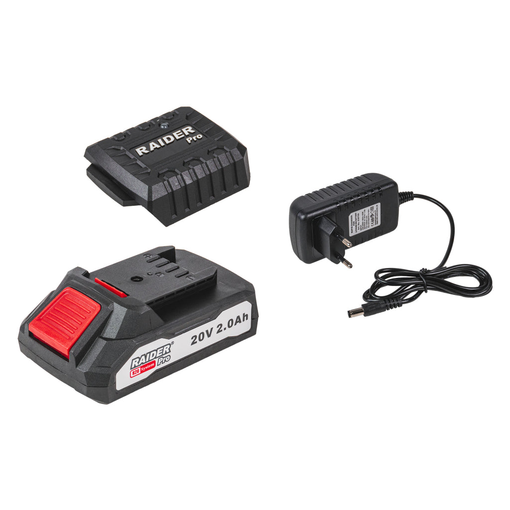 Raider R20 Set incarcator si acumulator 20V 2Ah