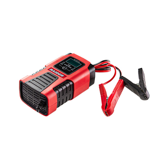 Raider Invertor Incarcator Baterie 6/12V 45Ah LCD RD-BC17
