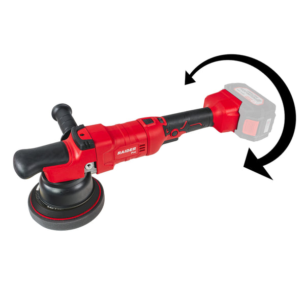 Raider R20 Masina de polisat 20V Ø125mm maner pivotant SOLO RDP-JPC20
