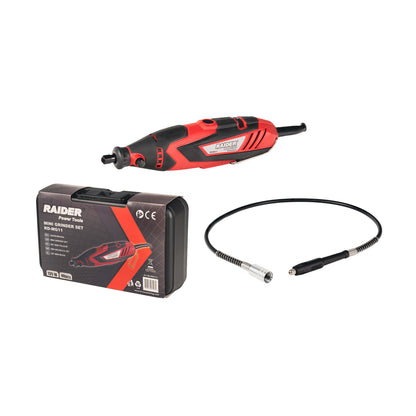 Raider Set mini polizor drept 135W 40 accesorii RD-MG11