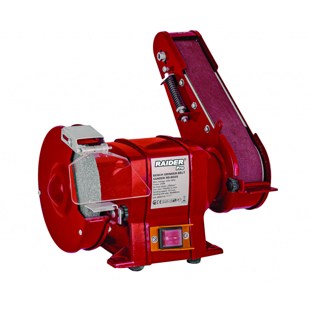 Raider Pro Polizor de banc-slefuitor cu banda 250W RDP-BG05