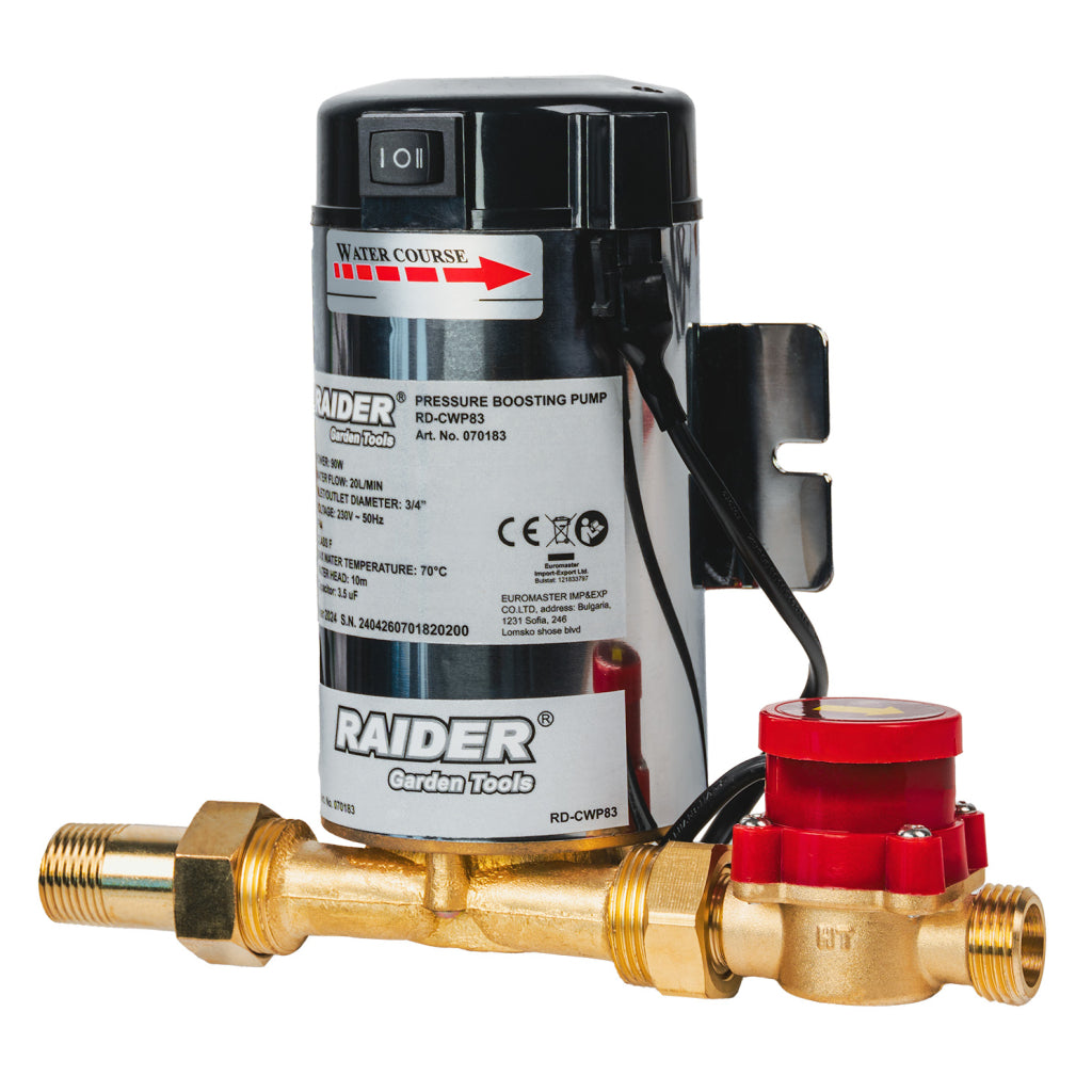 Raider Pompa ridicare presiune 90W ¾" 20L/min 10m INOX RD-CWP83