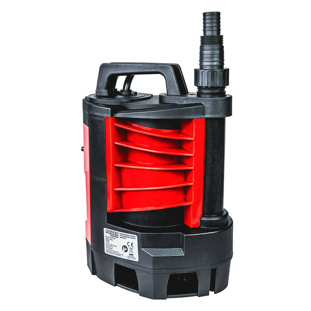 Raider Pompa cu plutitor inc 900W 1" 7-8m 15000l/h 30mm RD-WP73