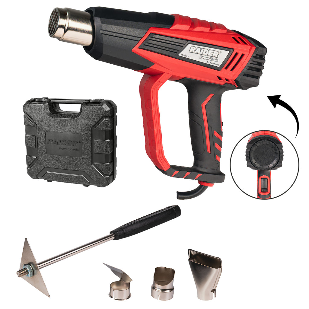 Raider Pistol aer cald 2000W 2 trepte RD-HG27