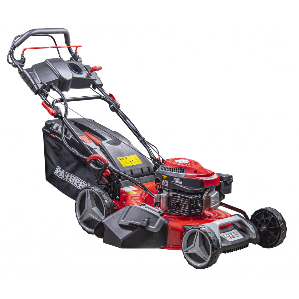 Raider R20 Masina de tuns iarba cu motor pe benzina si pornire la buton 5cp 5in1 SOLO RDP-GLM11