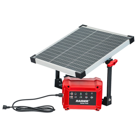Raider Accessories Panou solar 24V 1A 24W pentru robot de tuns gazon